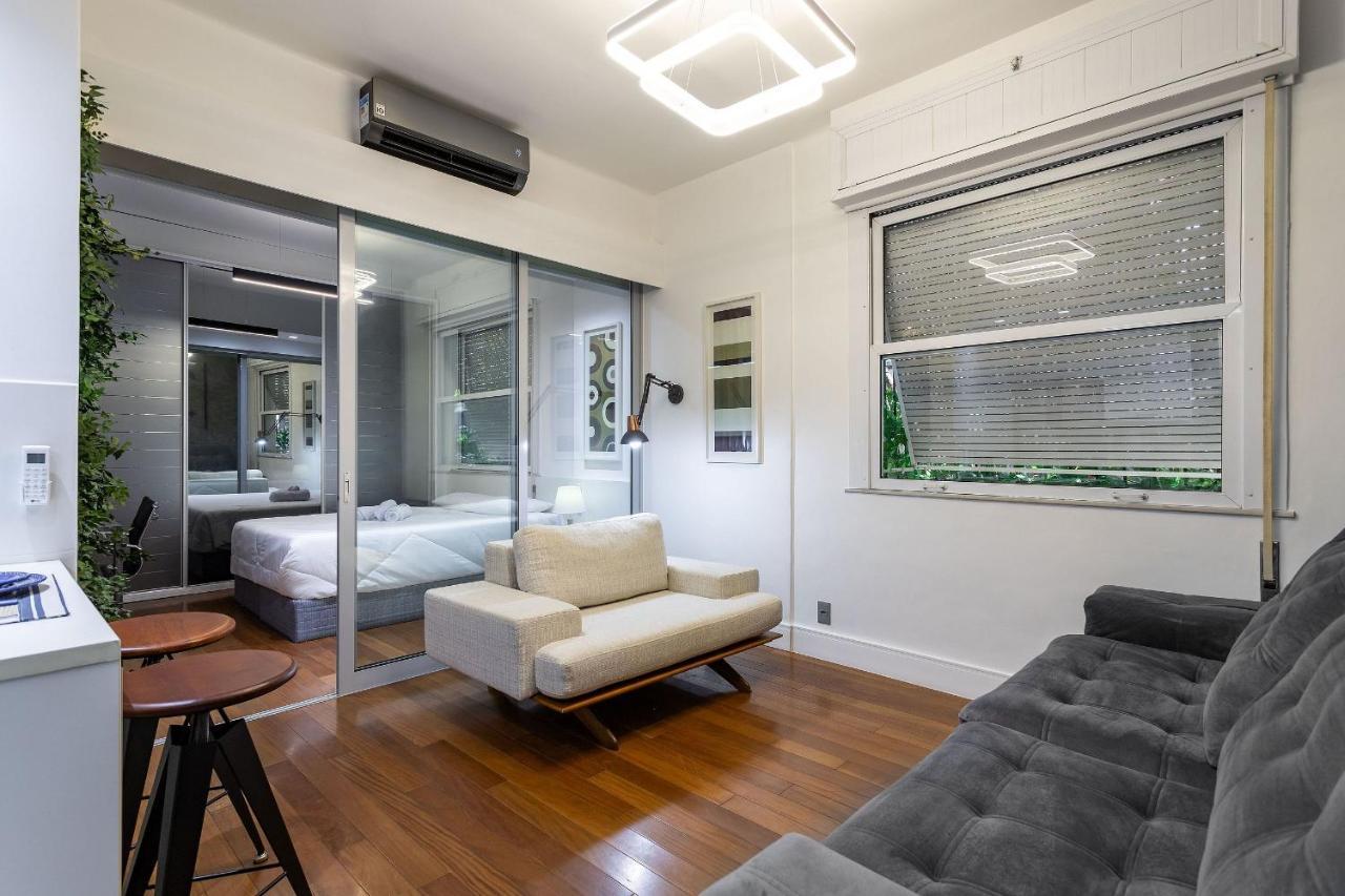 Apt Charmoso Completo Com Ar Condicionado No Leblon Rio de Janeiro Zewnętrze zdjęcie