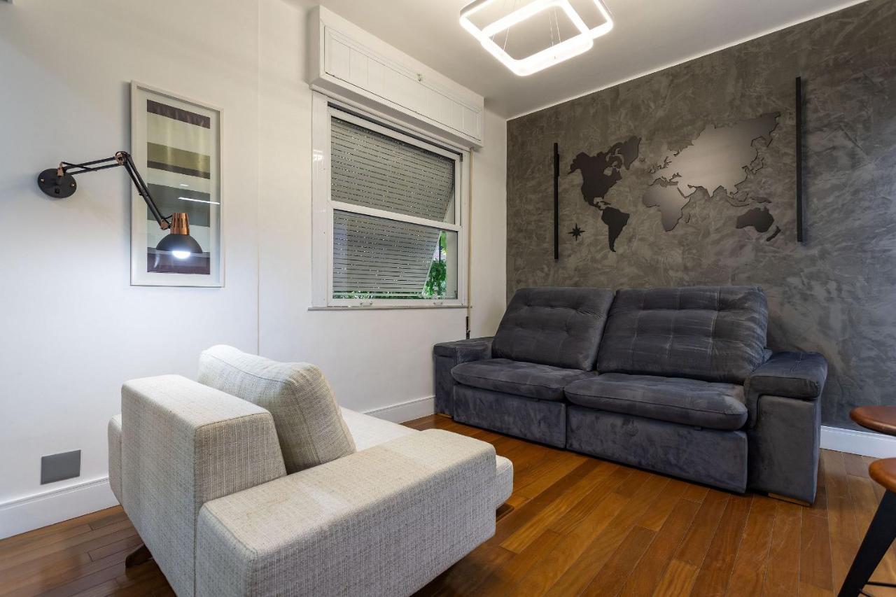 Apt Charmoso Completo Com Ar Condicionado No Leblon Rio de Janeiro Zewnętrze zdjęcie
