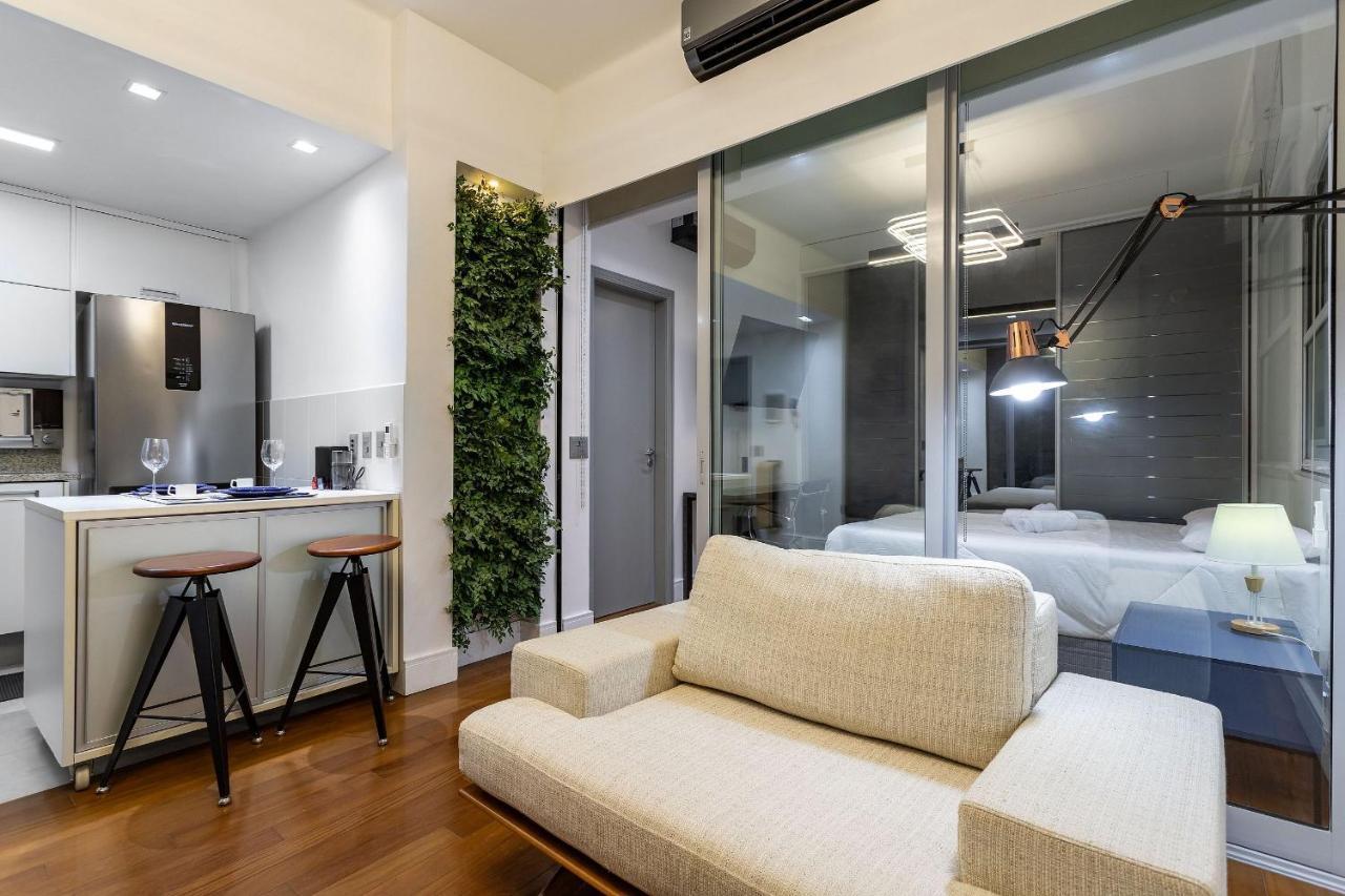 Apt Charmoso Completo Com Ar Condicionado No Leblon Rio de Janeiro Zewnętrze zdjęcie