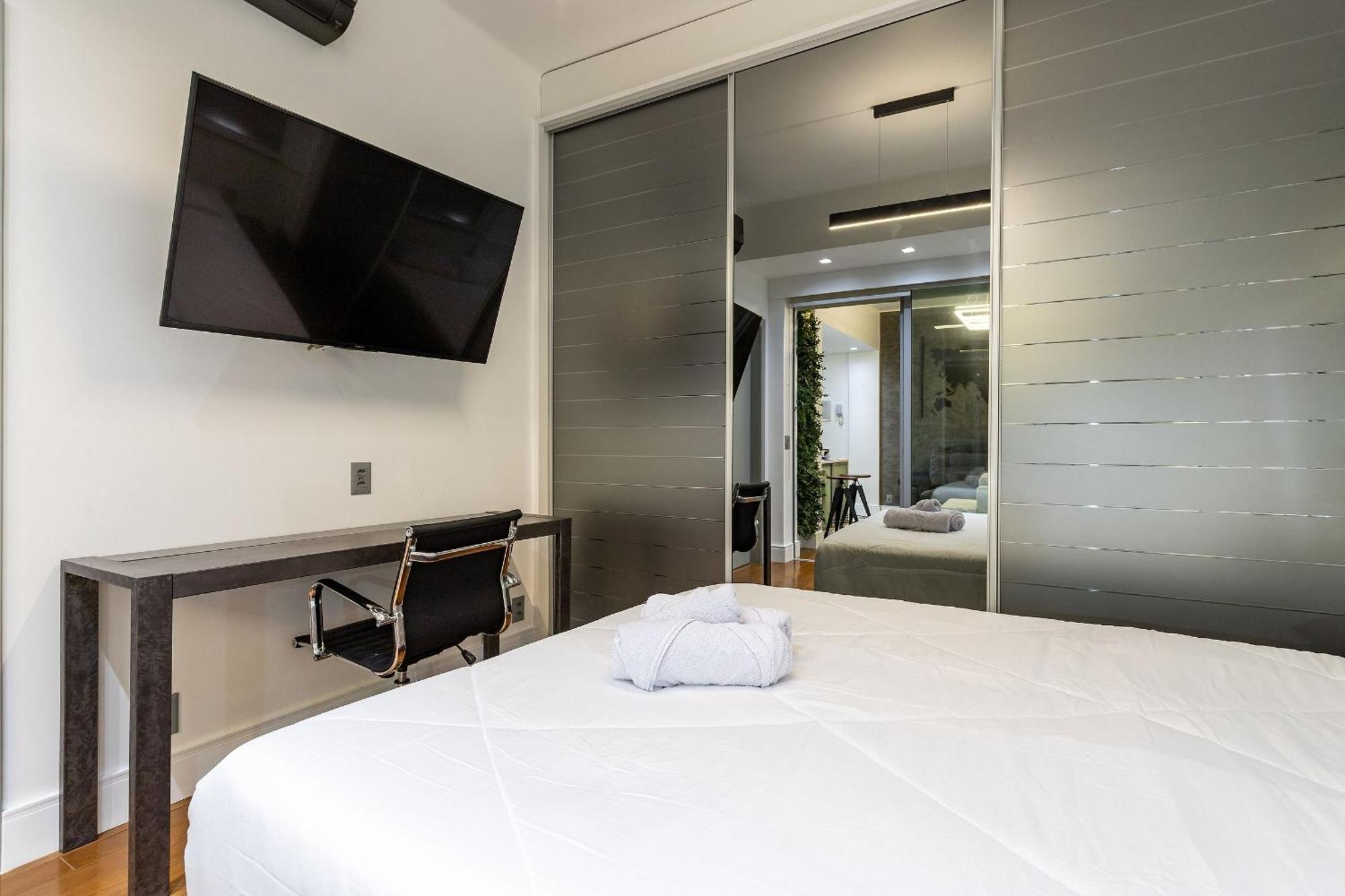 Apt Charmoso Completo Com Ar Condicionado No Leblon Rio de Janeiro Zewnętrze zdjęcie